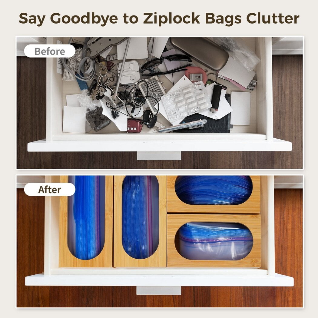 Drawer Organizer Ziploc Bags