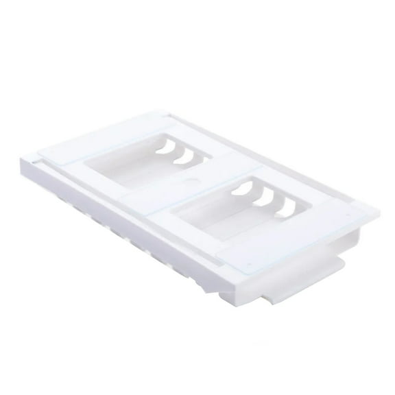 Ziplock Bag Storage Rack for Refrigerator | Hanging & Adhesive Mount Organizer | Large Capacity Kitchen Food Container Holder | White