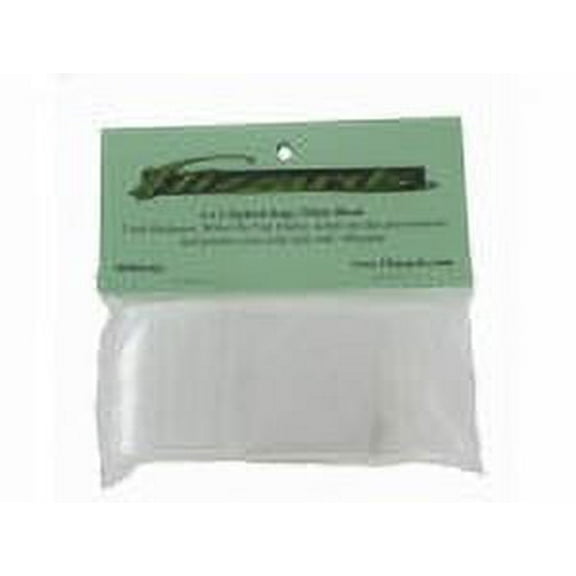 Ziplock Bags 2x2, White Block Poly Bags, Writeable 2 mil, 100
