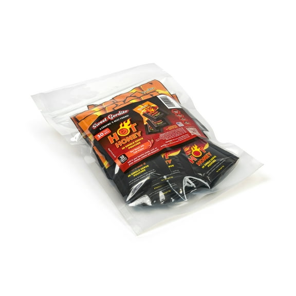 Ziplog of Raw Hot Honey (30u) sachets 9g each