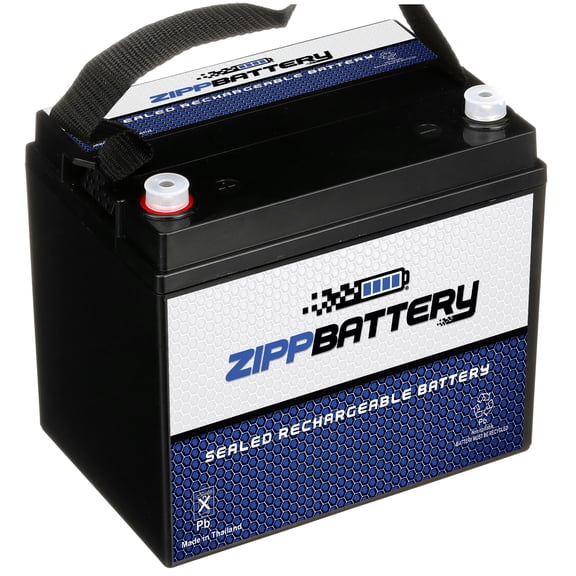 Zipp Battery 12V (12 Volt) (12 Volt) 55Ah 660w Sealed Lead Acid (SLA) Battery - T6 Terminals By Zipp Battery
