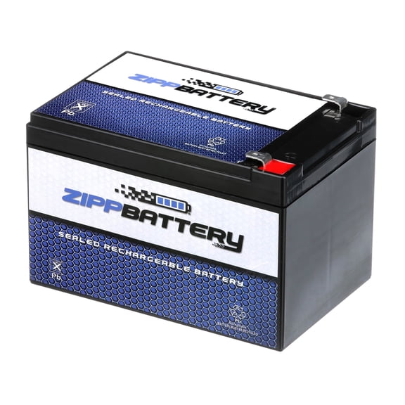 Zipp Battery 12V (12 Volts) 12Ah Peg Perego Gator Polaris Gaucho Hummer Battery Replacement Battery
