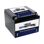 Zipp Battery 12V 12 Volts 28Ah 336w Sealed Lead Acid SLA Battery - T3 Terminals By Zipp Battery