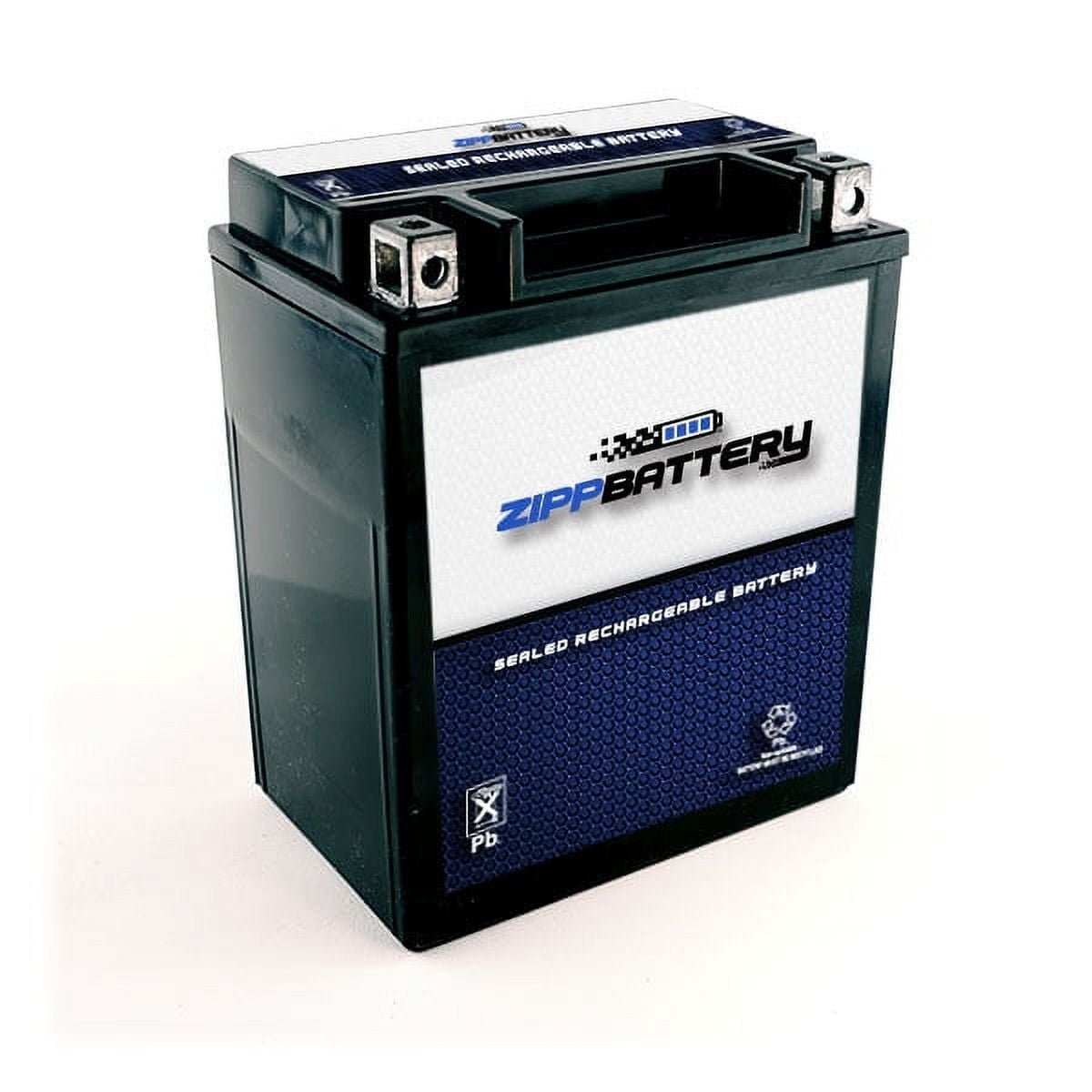 Zipp Battery YB14L A2 14L A2 12 Volt 14 Ah 190 CCA Riding Lawn Mower Battery for Yard Man Beetle Yard Bug 12V 12 Volt