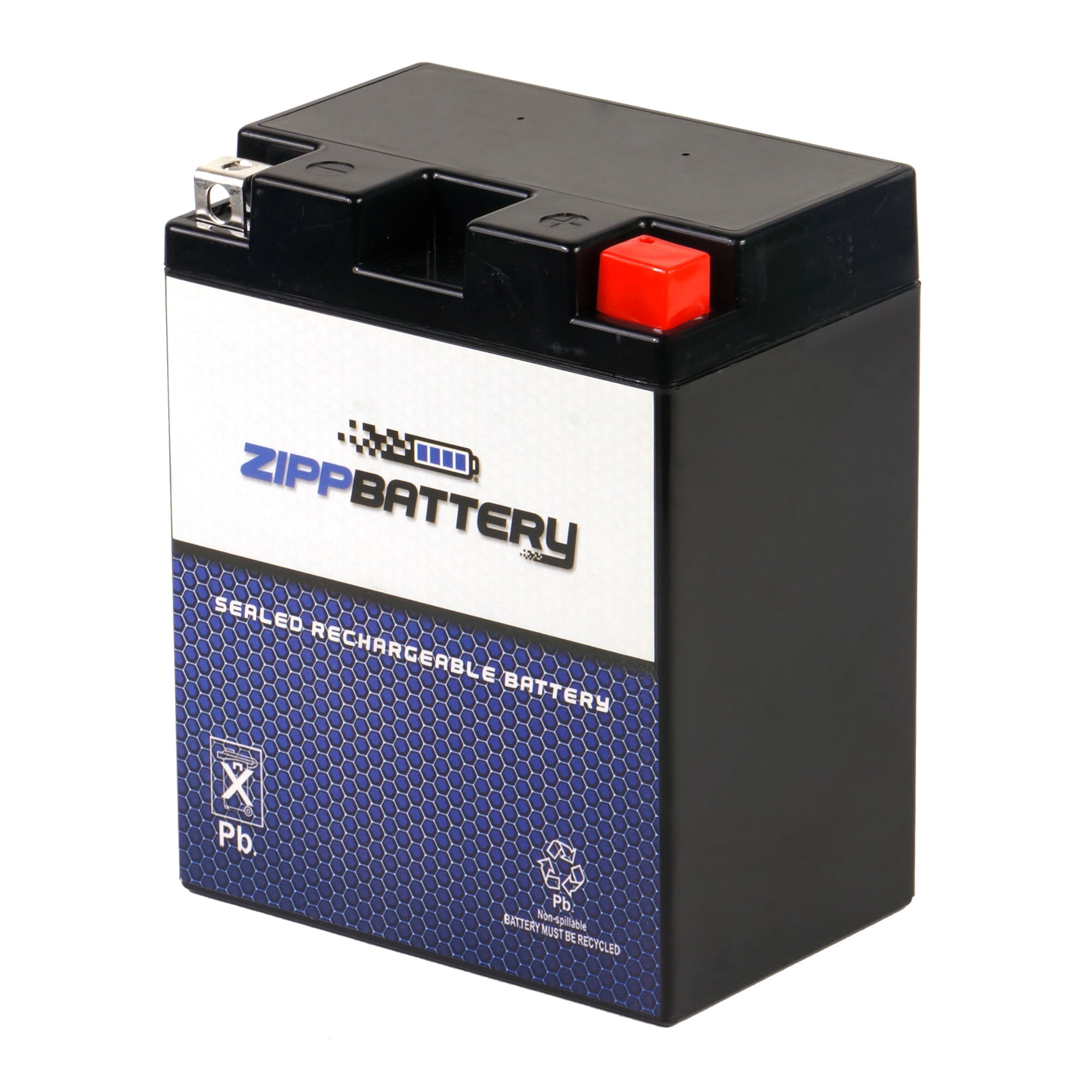 Zipp Battery YTX14AHLBS (14AHLBS 12 Volt,12 Ah, 210 CCA) Motorcycle
