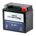 thumbnail image 1 of Zipp Battery YTX5L-BS (5L-BS 12 Volt,4 Ah, 65 CCA) High Performance - Maintenance Free - Sealed AGM Motorcycle Battery, 1 of 9