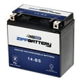 thumbnail image 1 of Zipp Battery Ytx14-bs (14-bs 12 Volt,12 Ah, 200 Cca) Motorcycle Battery for Honda Vtx1300c, R, S, Retro 1300cc Years (2003-2012), 1 of 8