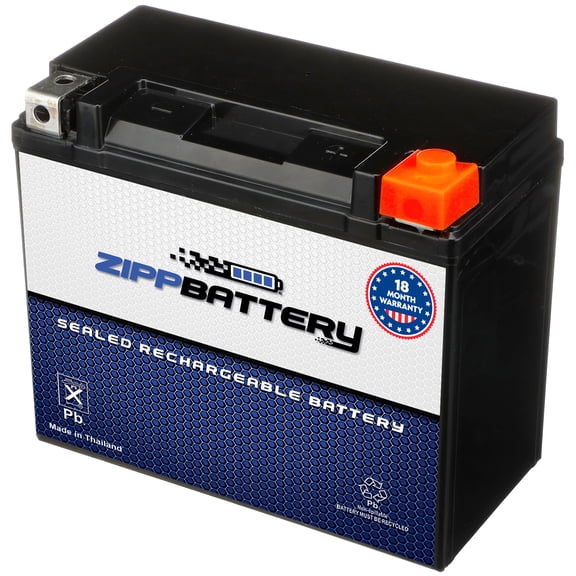 Zipp Battery Ytx20hl-bs (20hl-bs 12 Volts,18 Ah, 310 Cca) Motorcycle Battery for Harley-davidson 1450cc Fxst Flst Softail 2004