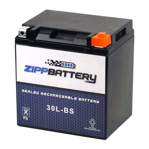 Zipp Battery Ytx30L-Bs Power Sports Battery Replaces Etx30L Cyix30L-Bs Ygix30 M7230L