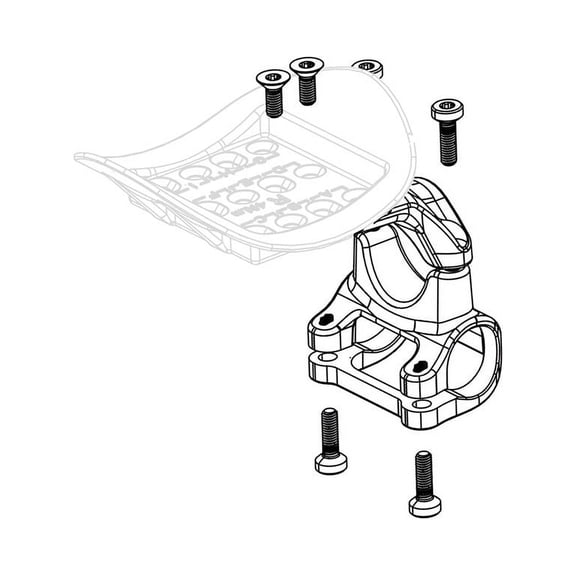 Zipp Replacement Mount for Vuka Clip, Low Mount, Right