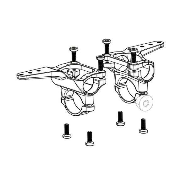 Zipp Replacement Mount for Vuka Clip, Top Mount, Left