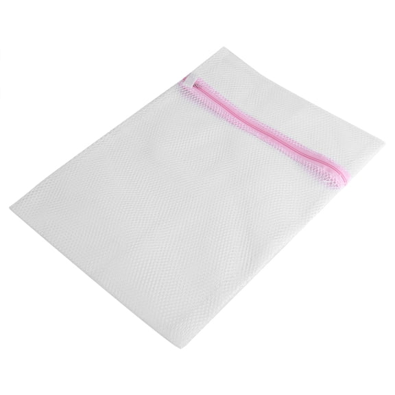 Zipped Lingerie Washing Bag Laundry Machine Mesh Clothes Socks Bra Underwear Bags (40*50cm #1)