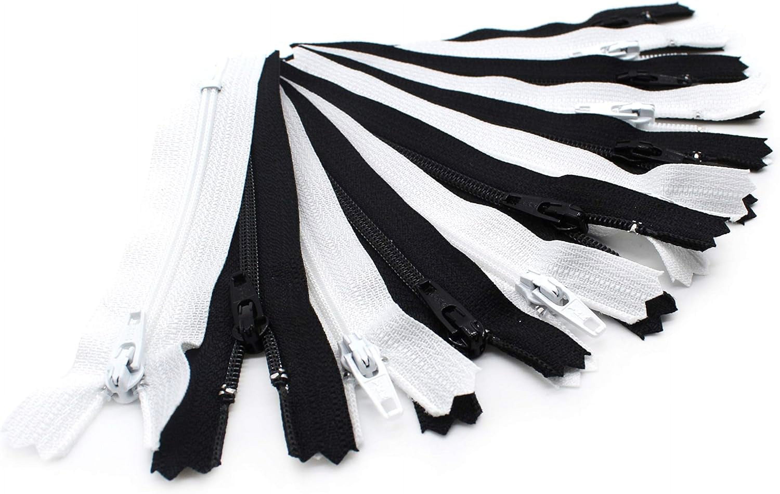 Zipper Assortment For Apparel, Sewing & Craft Projects 3 Coil Color