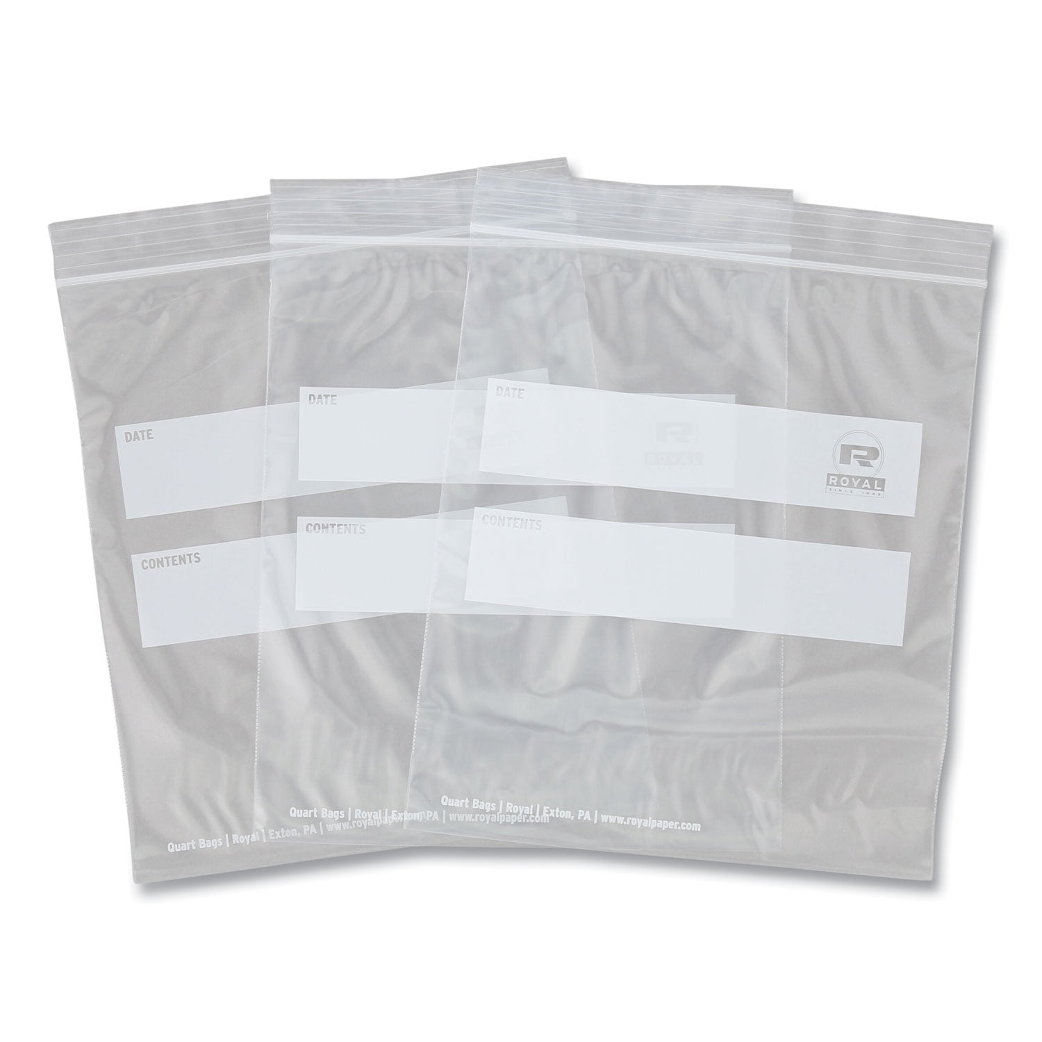 Zipper Bags, 1.73 mil, 7 Zipper Bags, 1.73 mil, 7