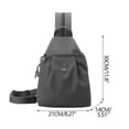 thumbnail image 1 of Zipper Bags for Travel Convertible Commuting Backpack, Sports Waist Pack, Crossbody and Shoulder Bag with Adjustable Straps, 1 of 5