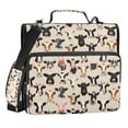 thumbnail image 1 of Zipper Binder Cute Cow 1.5 Inch Binder Folder Bag with Shoulder Strap and Handle, 1 of 8