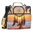 thumbnail image 1 of Zipper Binder Dreamcatcher 1.5 Inch Binder Folder Bag with Shoulder Strap and Handle, 1 of 8
