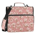thumbnail image 1 of Zipper Binder Flowers and Plants 1.5 Inch Binder Folder Bag with Shoulder Strap and Handle, 1 of 8
