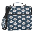 thumbnail image 1 of Zipper Binder Sloth Sleeping 1.5 Inch Binder Folder Bag with Shoulder Strap and Handle, 1 of 8