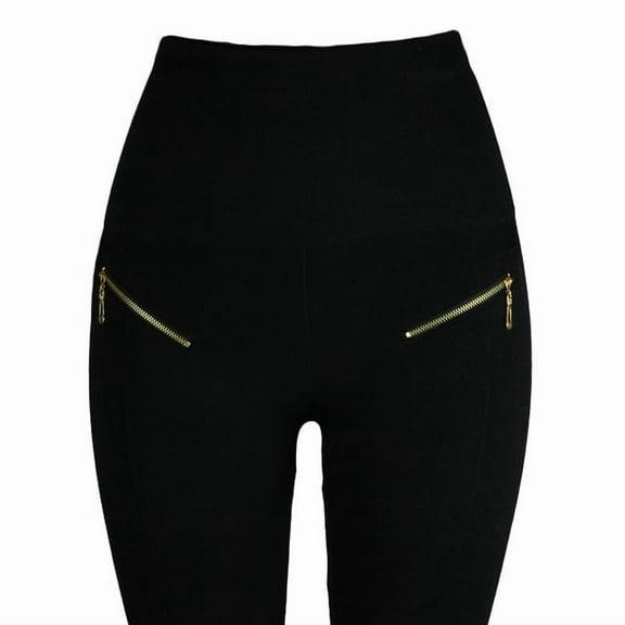 Zipper Button Hot Drilling High Waist Hip Lift Abdominal Pants 1773656642679339