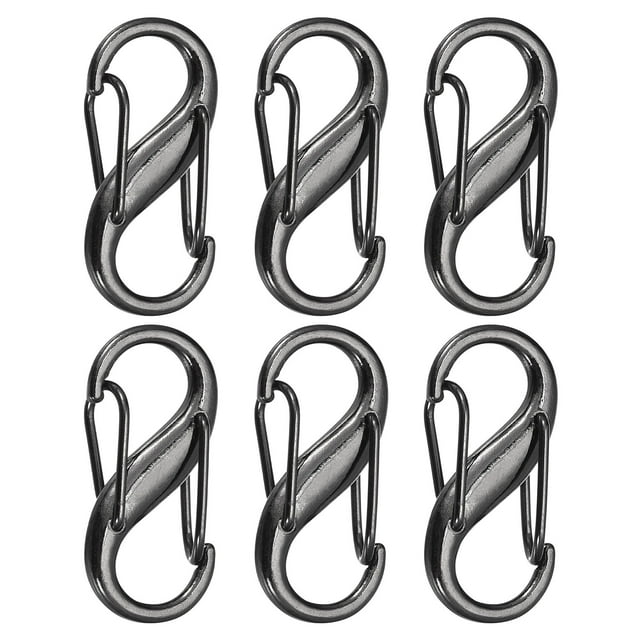 Zipper Clip, 6Pcs - Zinc Alloy Dual Opening Zipper Clip Theft Deterrent ...