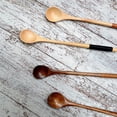 thumbnail image 1 of Long Handle Wood Spoon,Coffee Tea Kitchen Utensil,Durable Wooden Construction,Elegant Simple Design for Home Dining,Versatile Cooking Tool,Serving Spoon,Kitchenware Accessory,|As,NCHKUN, 1 of 8