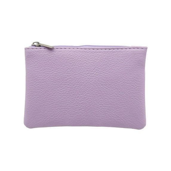 Zipper Coin Purse, Small Portable Change Wallet for Women, PU Clutch with Card Slots, Lightweight Mini Wallet for Keys, Coins, and Daily Essentials,a