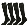 thumbnail image 1 of Zipper Compression Socks Men & Women - 2 Pairs Of 15-20mmhg Closed Toe Compression Socks Knee High,Suit For Running, 1 of 6