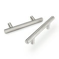 thumbnail image 1 of Goldenwarm 10 Pack Handles Brushed Nickel Cabinet Pulls Drawer Handles for Kitchen Door Bedroom DresserBathroom Wardrobe Hardware, 3in, 1 of 6