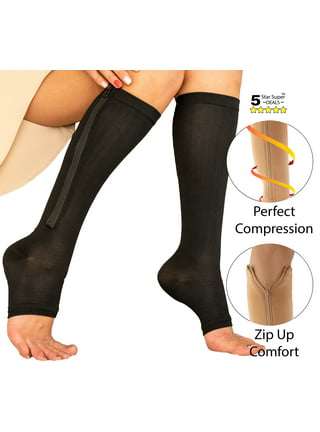 Silky Sheer Light Support Compression Leg Pantyhose ReinforcedToe