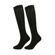 WBQ Zipper Compression Socks for Men & Women, 15-20 mmHg Closed Toe Graduated Copper Zippered Compression Stocking