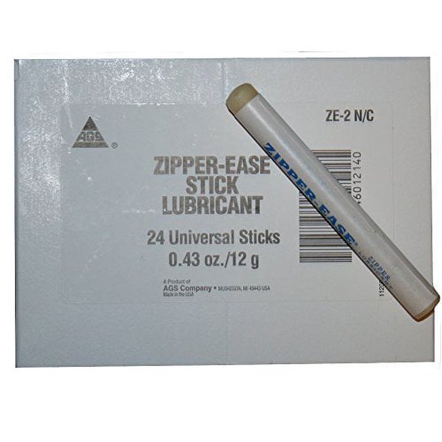 Zipper Ease Lubricant (Box of 24 sticks)