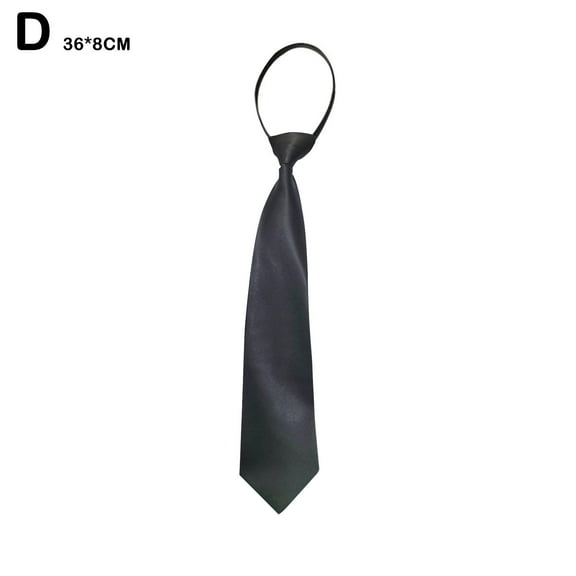 Zipper Fashion Men's Wide Casual Necktie Tie Lazy Zip Business Up Gentle T9W3