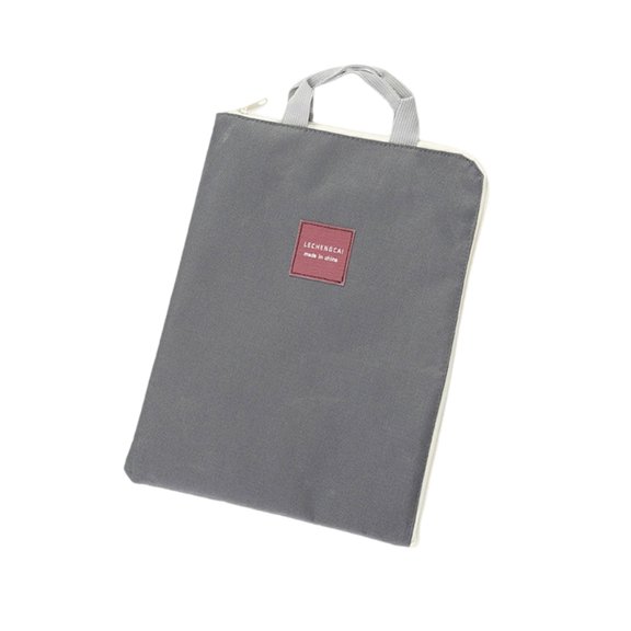 Zipper File Bag A4 Canvas Document Bag Dustproof Folders Zipper Pouch Document Holders for Offices Home School Travel