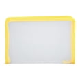 thumbnail image 1 of Zipper File Bag, A4 Plastic Document Bag with Clear View, Waterproof Zipper Document Holder for School, Office, Travel (Yellow,1 Pack), 1 of 9