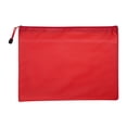 thumbnail image 1 of Zipper File Bags, Document And Mesh Makeup Bags Pencil Case, Multipurpose Travel Accessories For Home And Office (Red ,34*24), 1 of 9