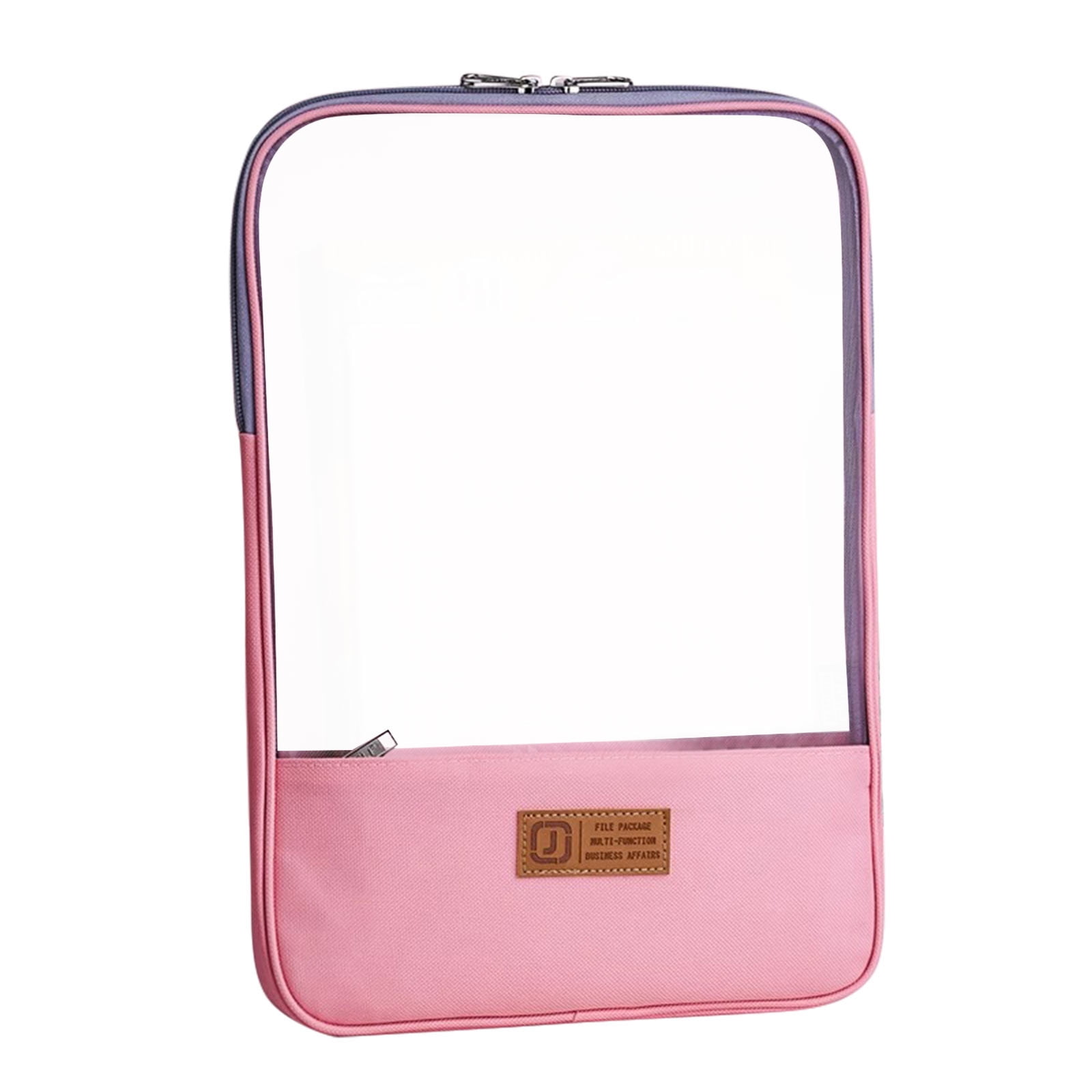 Zipper File Bags Plastic Mesh Zipper Pouch Document Bags Board Games Storage Bags For Office