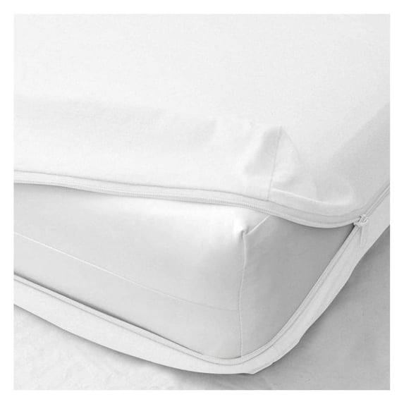 Zipper Fitted Sheet - Brushed Hotel Quality Bottom Sheet 10 inch Extra Deep Pocket Soft Microfiber -Shrinkage and Fade Resistant-Easy Care -1 Fitted Sheet (White, King)