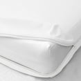 thumbnail image 1 of Zipper Fitted Sheet - Pure Pima Cotton 800 Thread Count 1 Piece Twin, White - Zippered Closure 30"inch Deep Pocket, 1 of 4