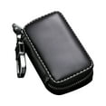 thumbnail image 1 of Zipper Free Reusable Car Key Pouch, Waterproof Synthetic Leather Remote Key Storage Bag, Universal Fit Heavy Duty Key Fob Holder, Portable Protective Key Shell Cover for Men and Women Daily Carry Use, 1 of 5