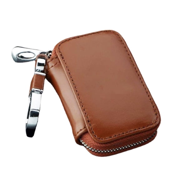 Zipper Free Reusable Car Key Pouch, Waterproof Synthetic Leather Remote Key Storage Bag, Universal Fit Heavy Duty Key Fob Holder, Portable Protective Key Shell Cover for Men and Women Daily Carry Use