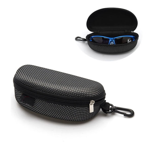Zipper Glasses Case, ZzCityTK Hard Shell Protective Eyeglasses Sunglasses Box Large Capacity, Portable Travel Storage for Men Women with Scratch Dust Protection