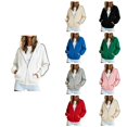 thumbnail image 1 of Zipper Hooded Sweatshirt Loose And Casual Long Sleeved Pullover Jacket, 1 of 5