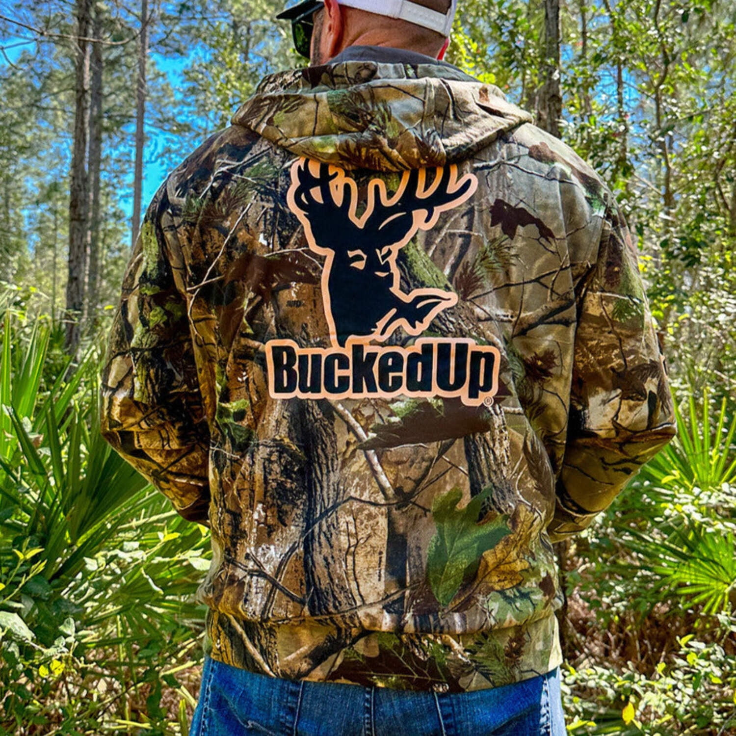 Zipper Hoodie BuckedUp® Realtree APG Camo with Classic BuckedUp® Logo -  Walmart.com