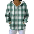 thumbnail image 1 of Zipper Hoodies for Women, Oversized Hooded Sweatshirts, Fall Casual Tops, 1 of 8