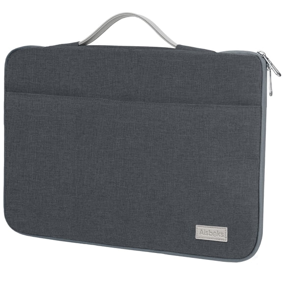 Aisboks Laptop Case for MacBook Pro 16&15", 15.6" Ultra-Slim Laptops, Professional 14" Laptop Sleeve with Soft Padding, Slim Lightweight Carrying Bag,Charcoal Grey
