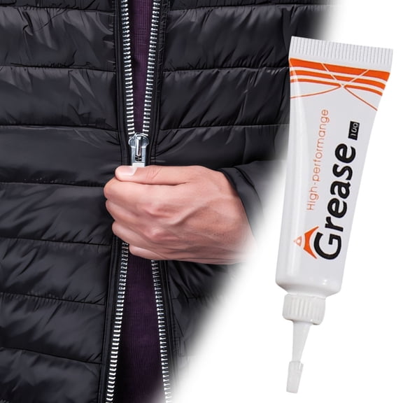 Zipper Lubrication Special Wax for Smooth Operation of Clothing and Luggage Zippers - Universal Solution for Metal and Nylon Zippers - Easy to Use Repair Tool for Stuck Zippers