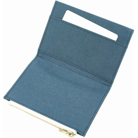 Zipper Pocket forTraveler Notebook Insert Pouch Refill TN Accessories Standard Size File Folder Blue Planner Wallet Card Passport Holder Paper Storage Bag