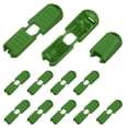 thumbnail image 1 of Uxcell Zipper Pull Cord Lock, Plastic Shoe Lace End Clips for Various Uses Green, 1 of 7