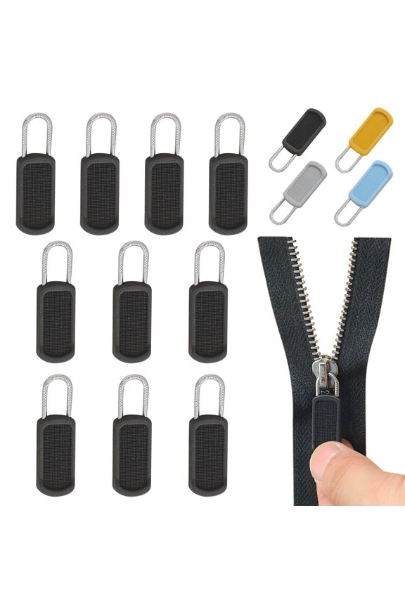 Zipper Pull Repair Kit Replacement Zipper Parts Removable for Suitcase Jacket Backpacks Easy Fix for Travel Gear and Everyday Bags for Quick Repairs and Durable Use for Luggage Outerwear Ihhddx